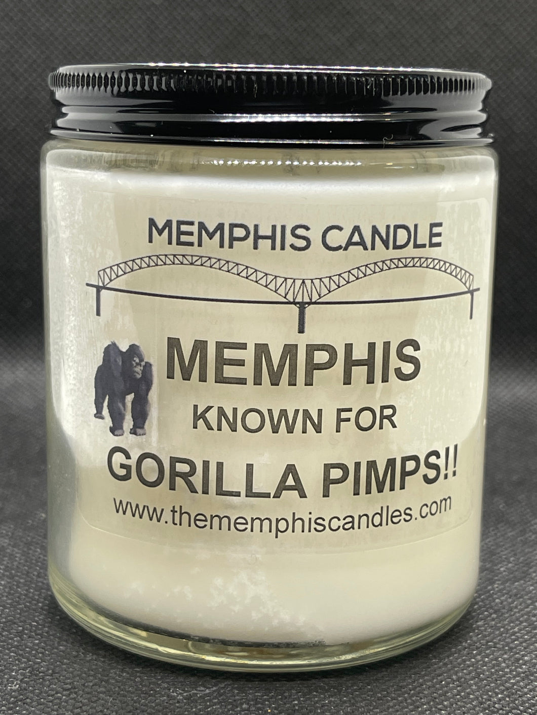 Memphis Gorilla Pimp Candle