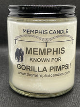 Load image into Gallery viewer, Memphis Gorilla Pimp Candle
